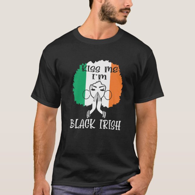 Jag är Black Irish St patricks day Black Wome T Shirt (Framsida)