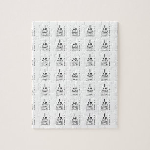 Jag är blind som ett diagram över fladdermus öga pussel