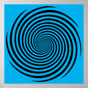 Jag är Blue Hypnosis Poster