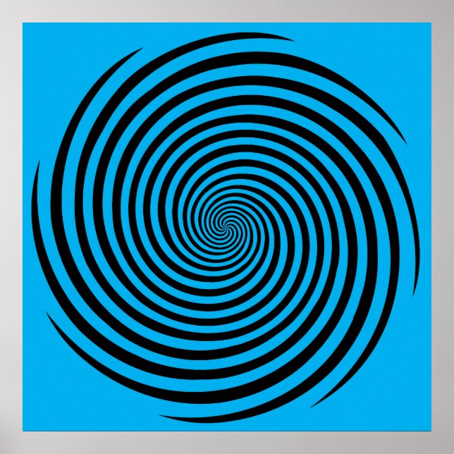 Jag är Blue Hypnosis Poster (Framsidan)