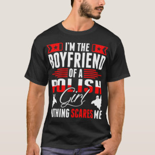 Jag är bojvän till en polsk flicktröja t shirt