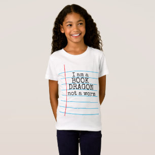 "Jag är BOK DRAGON not a mask" på Papper för bärba T-shirt