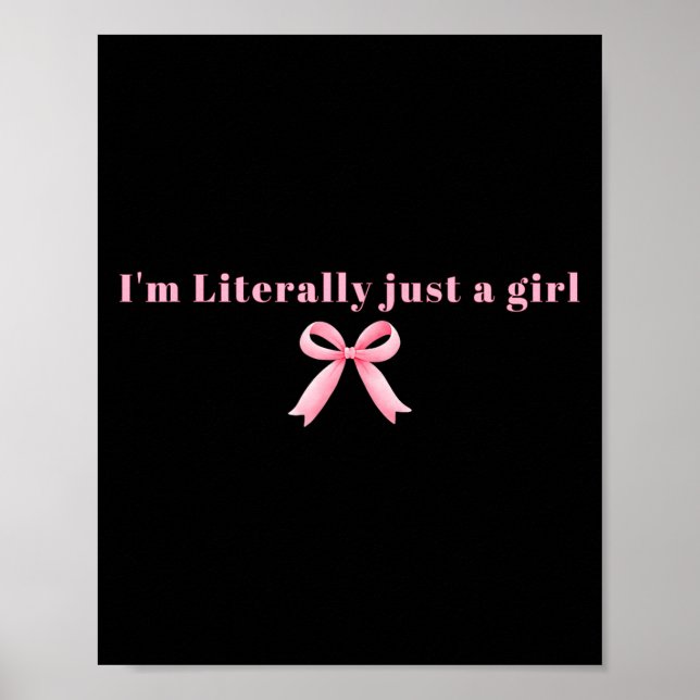 Jag är bokstavligen bara en flicka, Nk Coquette Bo Poster (Framsidan)