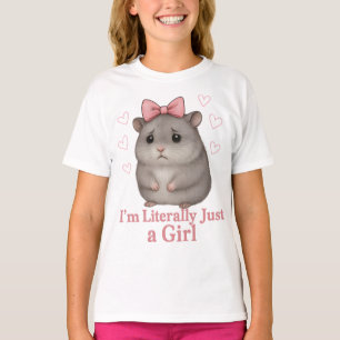 Jag är bokstavligen bara en ledsen hamster-tjej Ro T Shirt