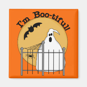 Jag är Boo-tiful Halloween T-shirts och presenter Magnet