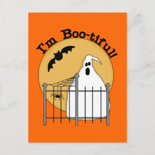 Jag är Boo-tiful Halloween T-shirts och presenter Vykort