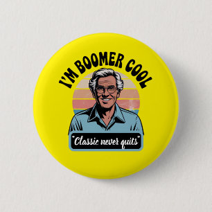"Jag är Boomer Coola" Knapp