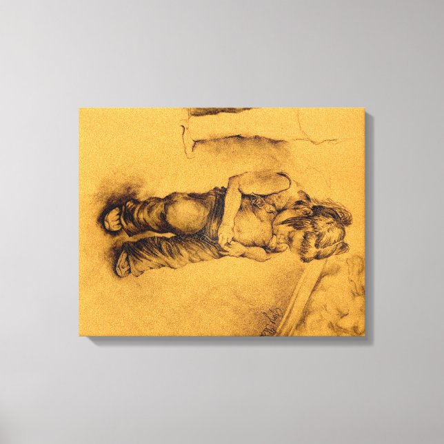 Jag är Borttappad Canvastryck (Framsida)