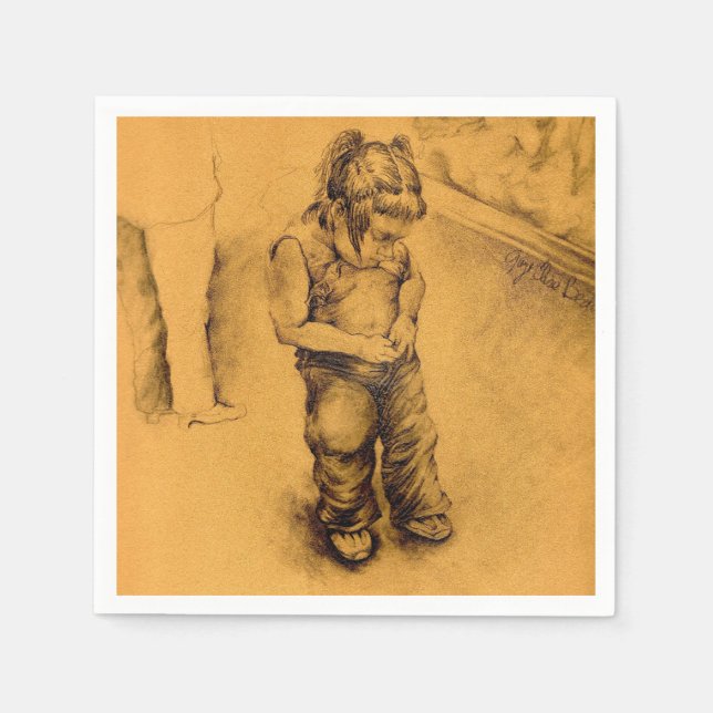 Jag är Borttappad i Le Tianguie, Mexiko Pappersservett (Framsidan)