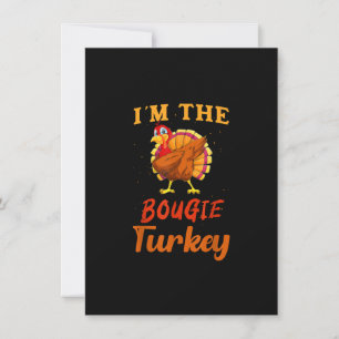 Jag är Bougie Turkies fantastiska Thanksgiving Mat Inbjudningar
