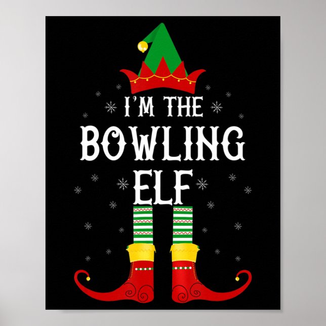 Jag är Bowling Elf-familjens jul Poster (Framsidan)
