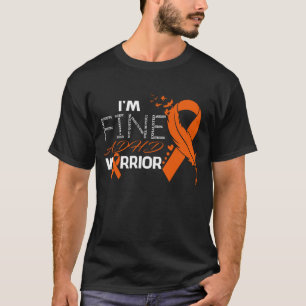 Jag är Bra ADHD Warrior Awareness Feather T Shirt