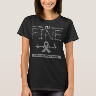 Jag är Bra Asthma Warrior T Shirt