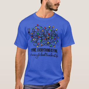 Jag är Bra att allt är Bra Primary School Teacher T Shirt
