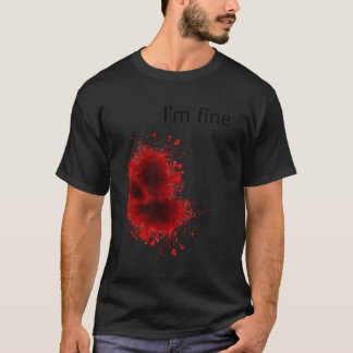 Jag är Bra Bloody Wound Halloween Gross T Shirt