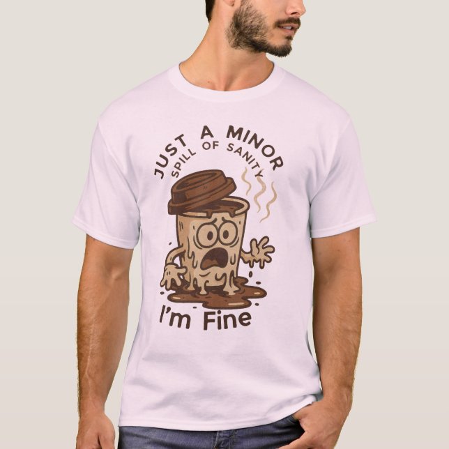 Jag är Bra Coffee Kopp T Shirt (Framsida)
