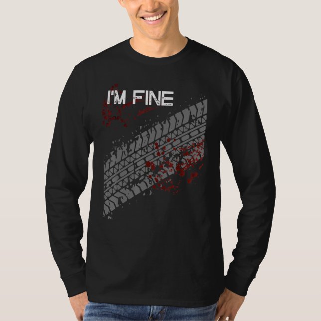 Jag är Bra Däck Track Tee (Framsida)