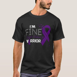 Jag är Bra Domestic Violence Warrior Awareness Fea T Shirt