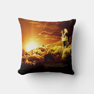 "Jag är bra herde. John 10:11 Pillow Kudde
