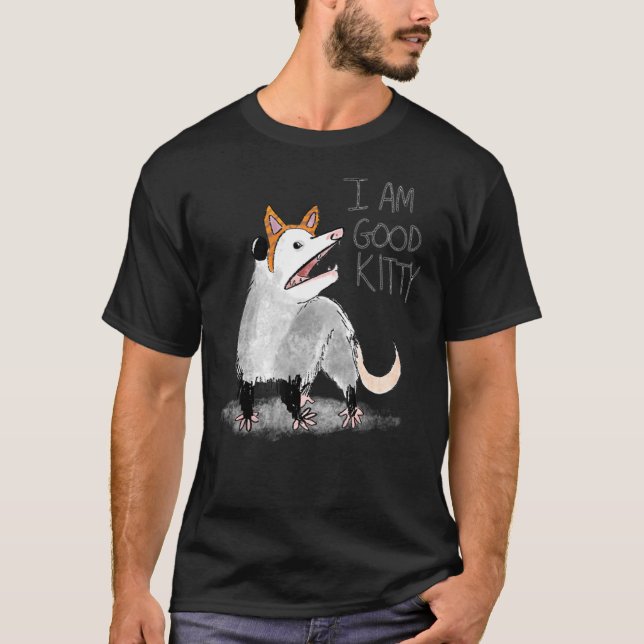 Jag är Bra Kattunge Opossum T Shirt (Framsida)