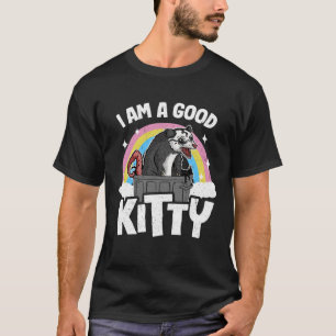 Jag är Bra Kattunge Street Cat Opossum Rainbow Sop T Shirt