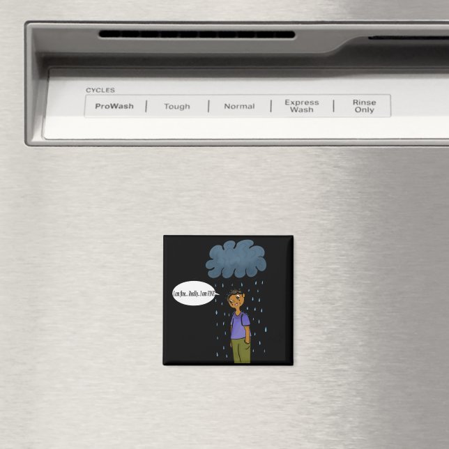 "Jag är Bra" Magnet (In Situ (Dishwasher))