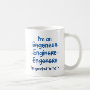 Jag är Bra med matematik Kaffemugg