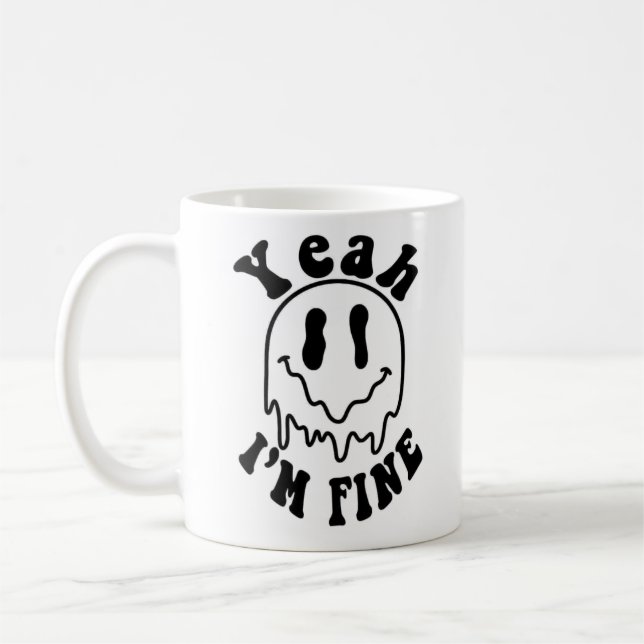 Jag är Bra Mugg-Tea Time Roligt Design Gift Ideas Kaffemugg (Vänster)