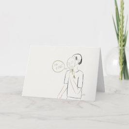 Jag är Bra Notecard Kort