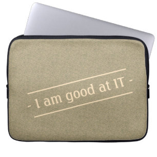 Jag är Bra på IT i alla Färg Laptop Sleeve