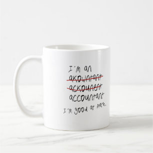 Jag är bra på matte kaffemugg