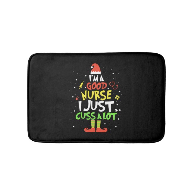 Jag är bra sjuksköterska.. Jag behöver bara mycket Badrumsmatta (Framsidan)