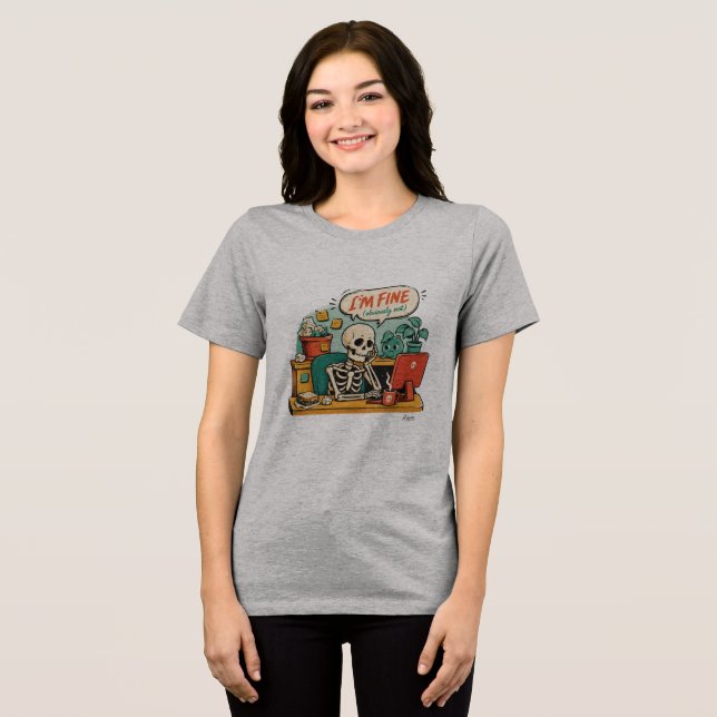 Jag är bra skelett t-shirt (Framsida Full)