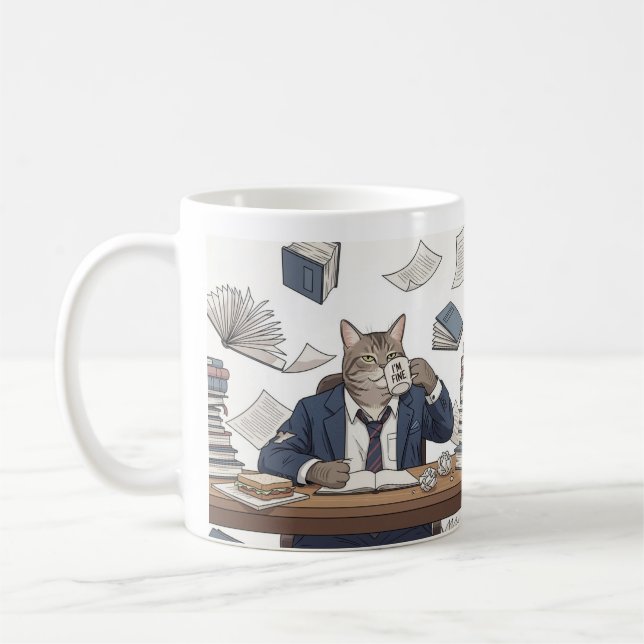 "Jag är Bra" T-shirt Design Kaffemugg (Vänster)