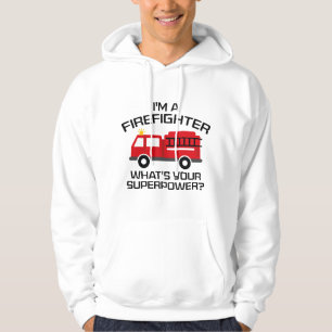 Jag är brandman hoodie