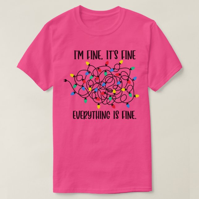 Jag är Brans Bra Allt är Bra T Shirt (Design framsida)