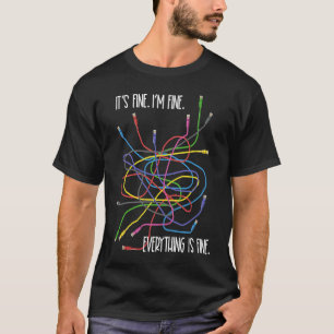 Jag är Brans nätverksdatortrådar IT Tech Support N T Shirt