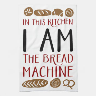 Jag är Bread Maskin Tea Tower Kökshandduk