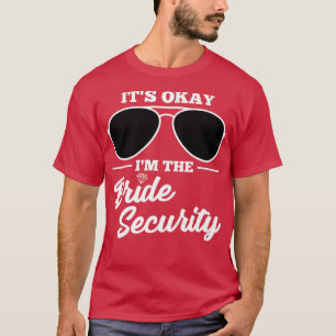Jag är Bride Security Bröllop Premium T Shirt