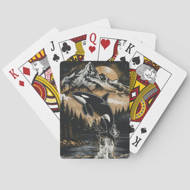 Jag är brittiska colombianska spelkort (Baksidan)