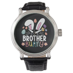 Jag är bror kanin påsk familj matchande armbandsur