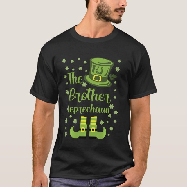 Jag är Brother Leprechaun Group Matching St Patri T Shirt (Framsida)