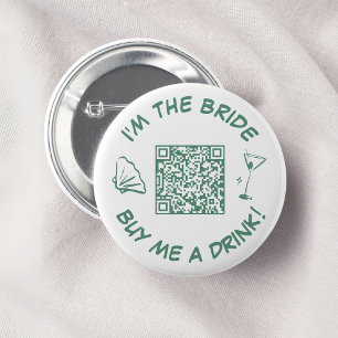 Jag Är Bruden Köp En Drink QR-kod Knapp