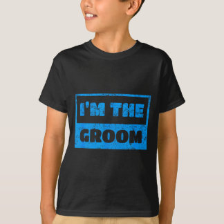 Jag är brudgummen - rolig brudgumme bröllopscitat t shirt