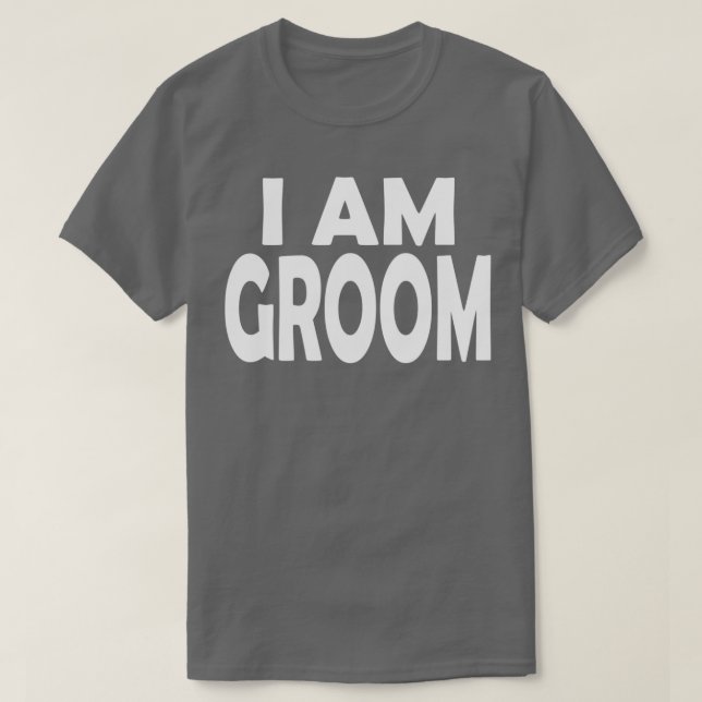 Jag är brudgummens möhippa 2 t shirt (Design framsida)