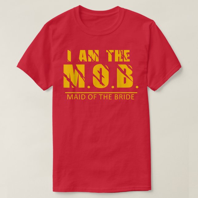 Jag är brudtjänarens design T-Shirt (Design framsida)