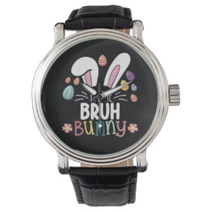 Jag är Bruh kanin påskmatchning Armbandsur