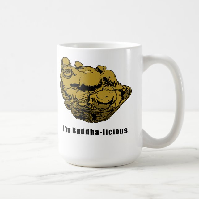 Jag är Buddha-skadlig Kaffemugg (Höger)