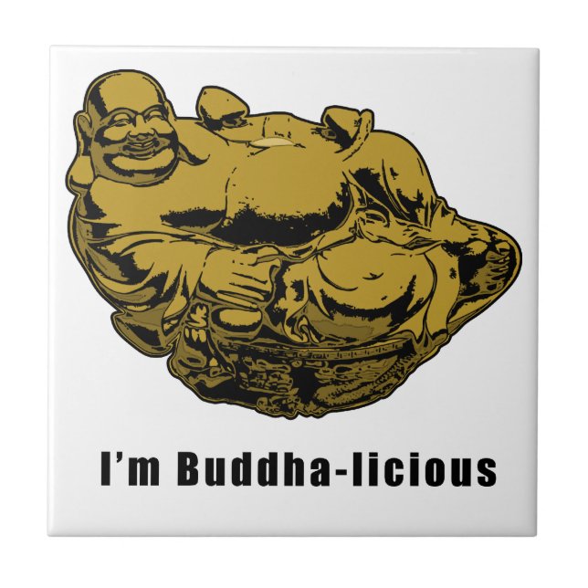 Jag är Buddha-skadlig Kakelplatta (Framsidan)