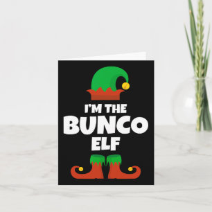 Jag är Bunco Elf-familjen Pajama-julfonen Bu Kort